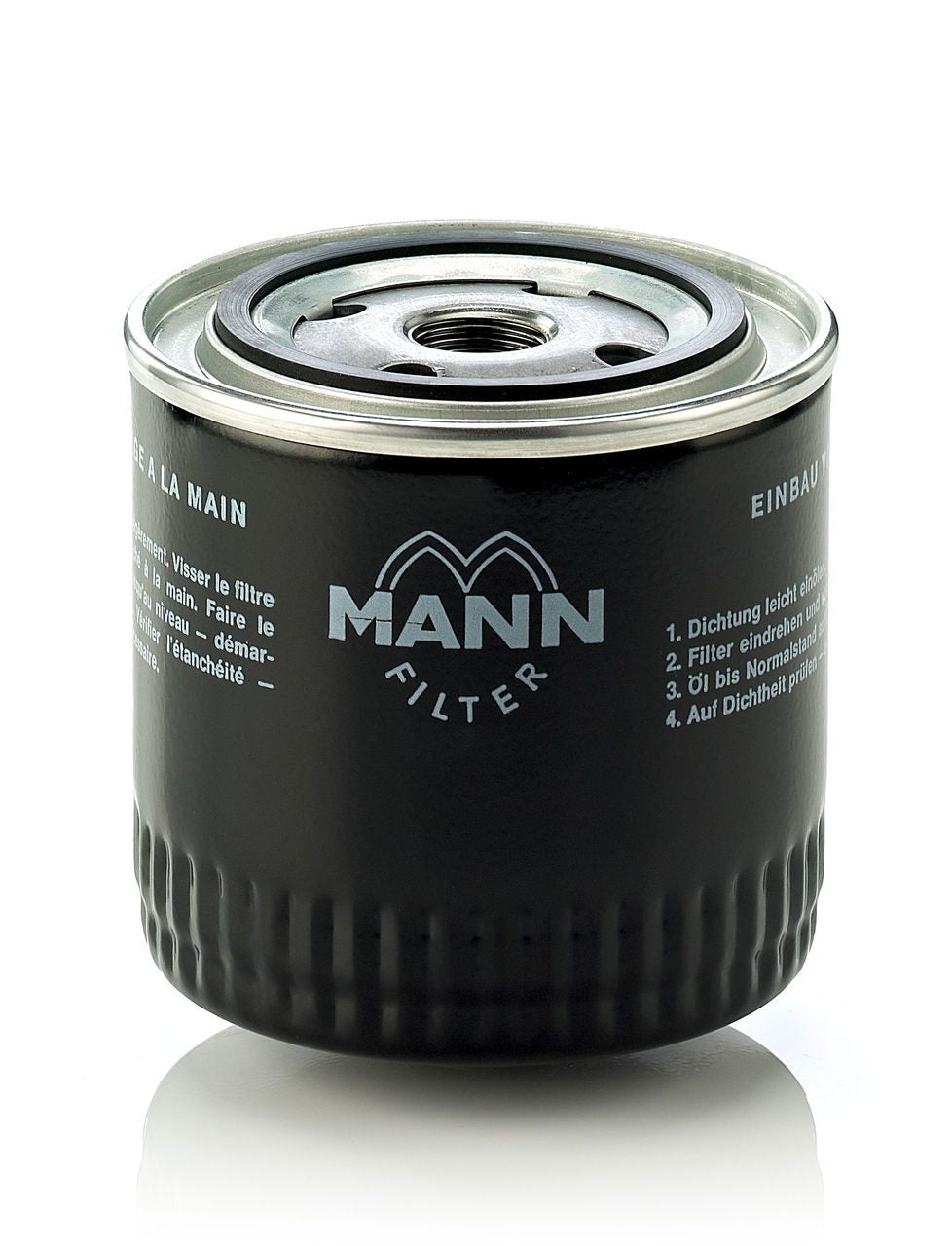 MANN oil filter on a white background