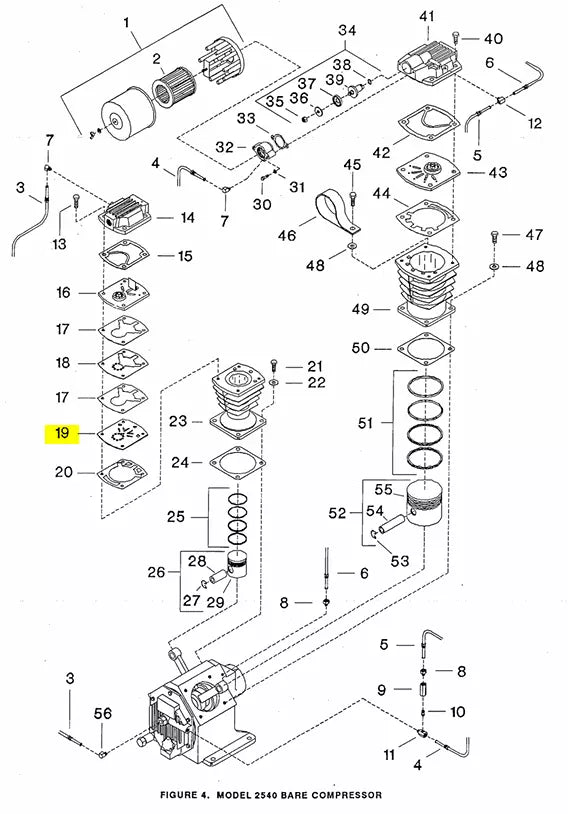Second Stage Disc Plate for Ingersoll Rand 2540 - 32229783