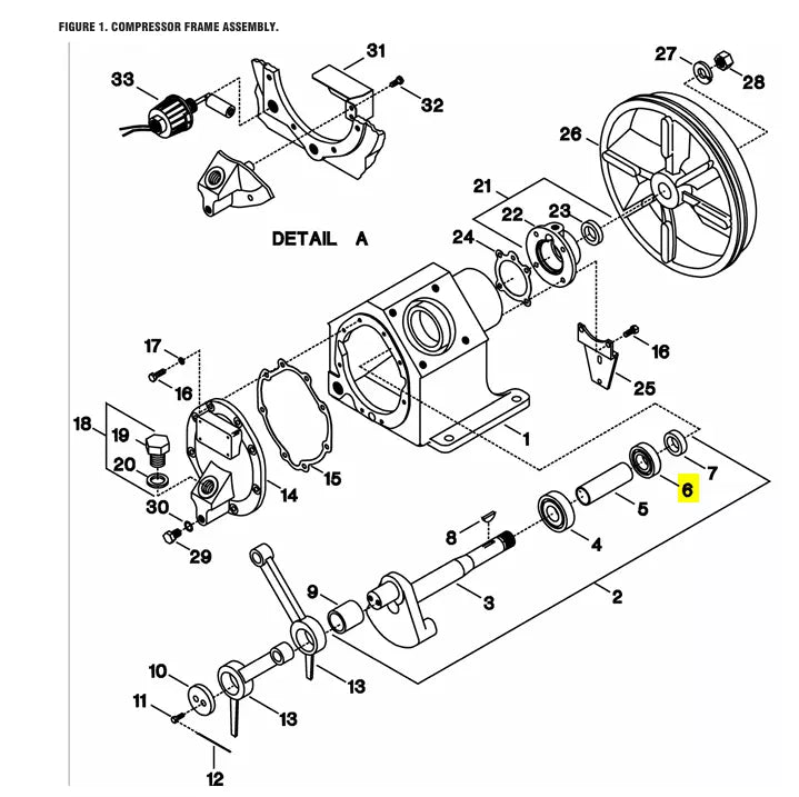 95134185 Ball Bearing with Snap Ring for Ingersoll Rand Model 2475