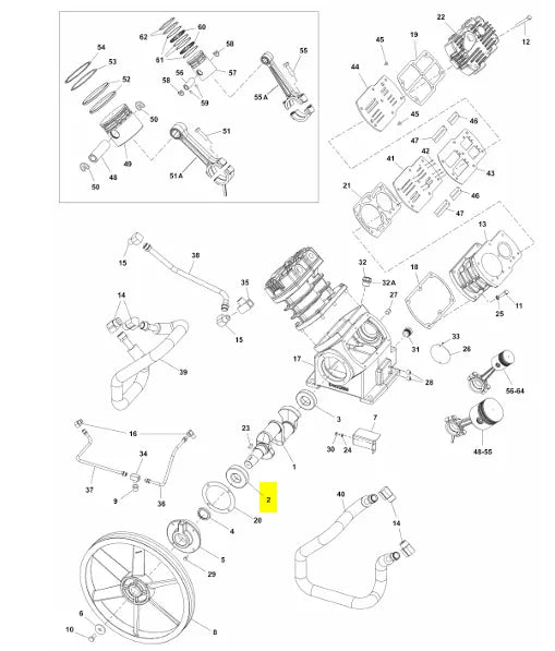 95753604 Ball Bearing for Ingersoll Rand Model TS10, TS15