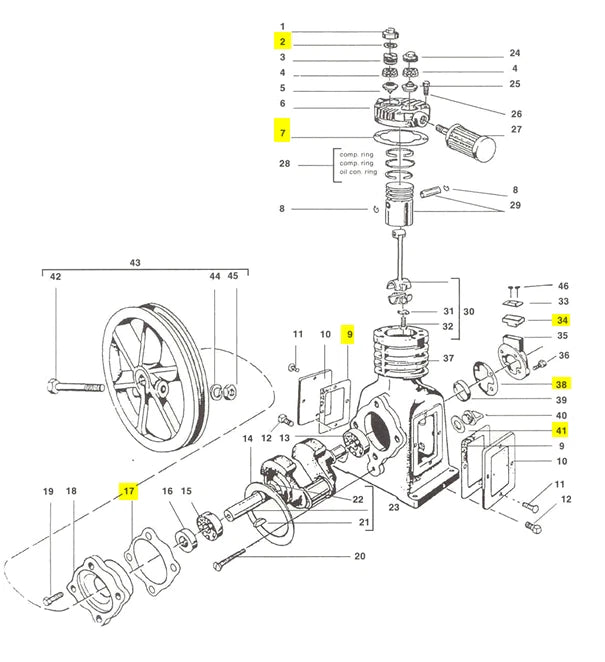 gasket kit for devilbiss