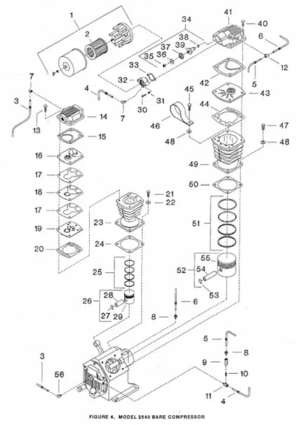Valve Set Head Rebuild Kit for Ingersoll Rand Model 2540 Type 30