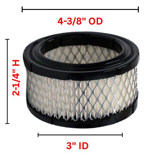 paper air filter element for air compressors
