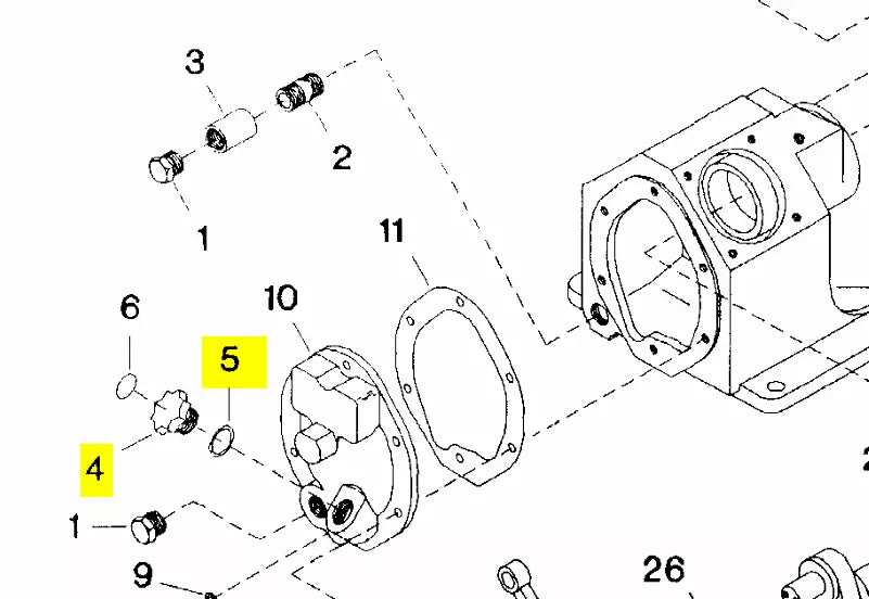 Oil Fill Plug 30216055, 37127065 for Ingersoll Rand Model 234 & 242 Ty ...
