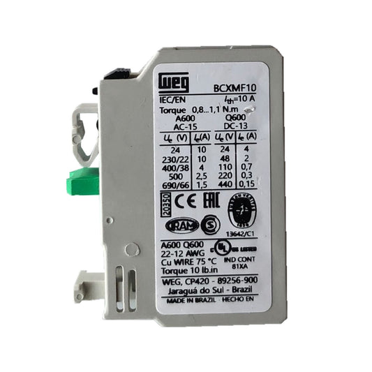 Weg BCXMF10 Auxiliary Contact for CWM Series
