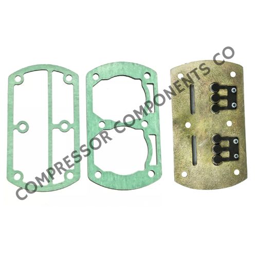 valve plate assembly with gaskets
