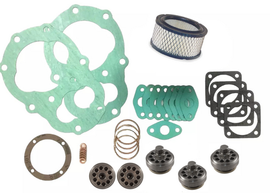 air compressor rebuild kit with valves for devilbiss