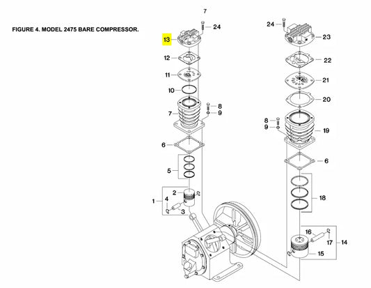 air compressor head