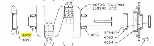 main bearing cone for saylor beall